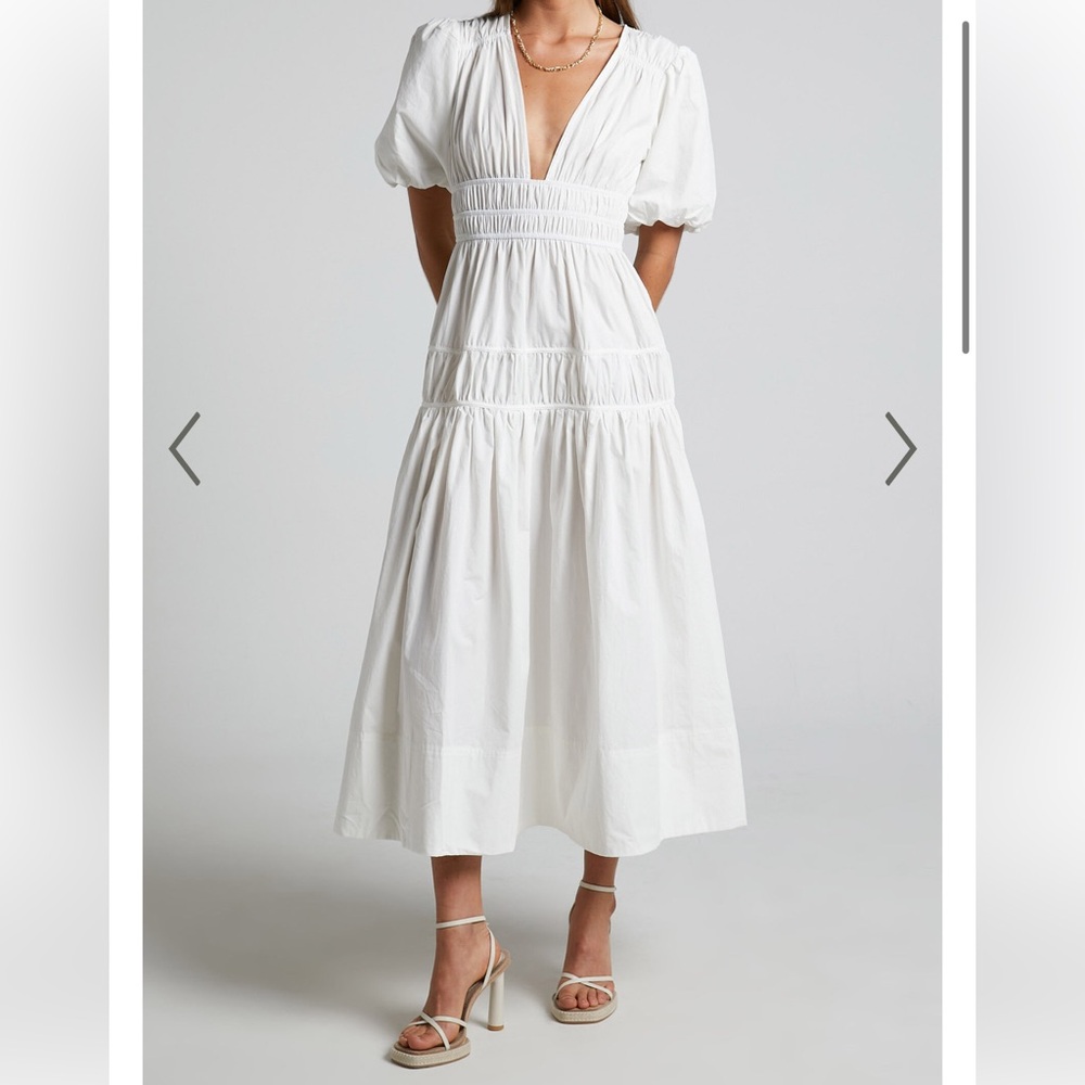 White Midi Dress